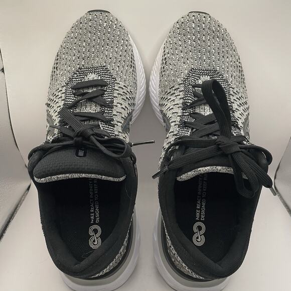 Nike React Infinity Run Flyknit 3 Women's Road Running Shoes Size 12 DD3024-006 - Picture 4 of 7